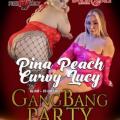 Pina Peach und Curvy Lucy der Gang Bang Videodreh Abend im Möglichst Abgedreht. Bild