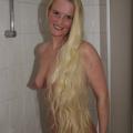Ficksüchtige Blondine. Bild